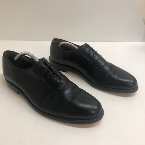 EXCELLENT Alden Men's 912 Oxford Black Calfskin U-Throat Men's Size 11.5 A/C - Picture 4 of 11